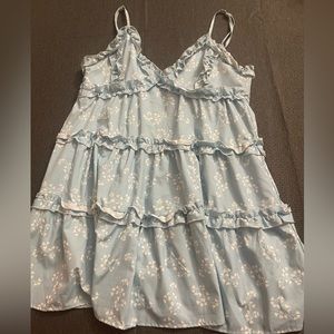 Cezele Blue Babydoll Dress Size Large